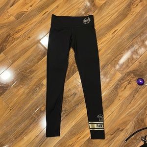 Size small Victoria’s Secret Pink Pitt Panthers reversible leggings  Pittsburgh
